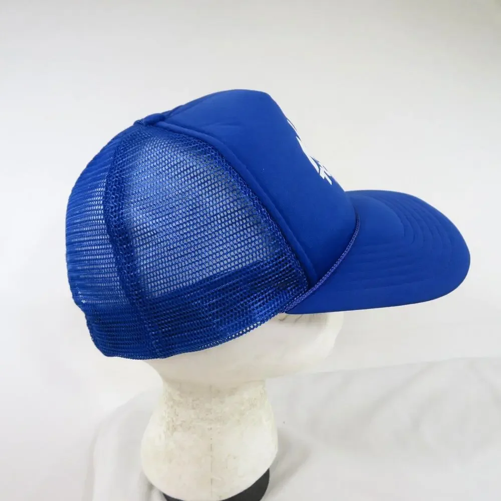 Mac Tools Racing Rope Hat Trucker Mesh Blue Snapback Vintage